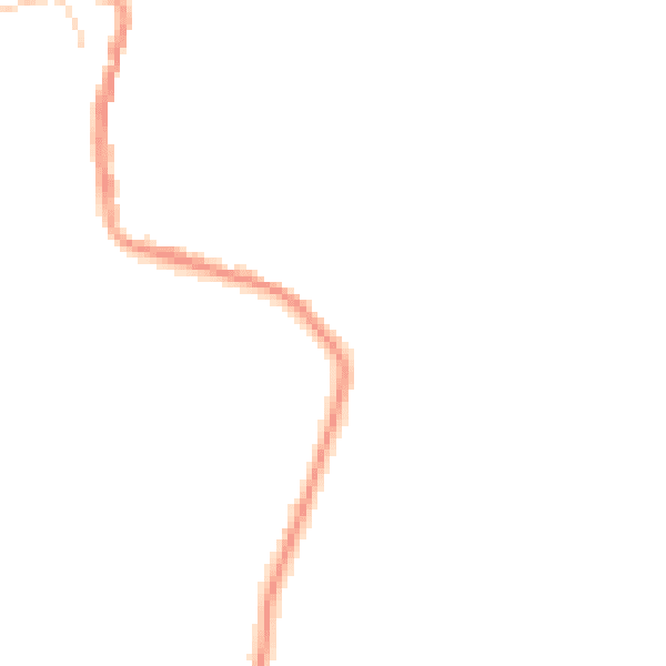 Night-time road noise heatmap for TR26 2AD