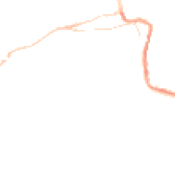 Night-time road noise heatmap for TR26 2BF