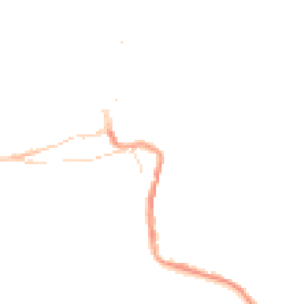 Night-time road noise heatmap for TR26 2BW