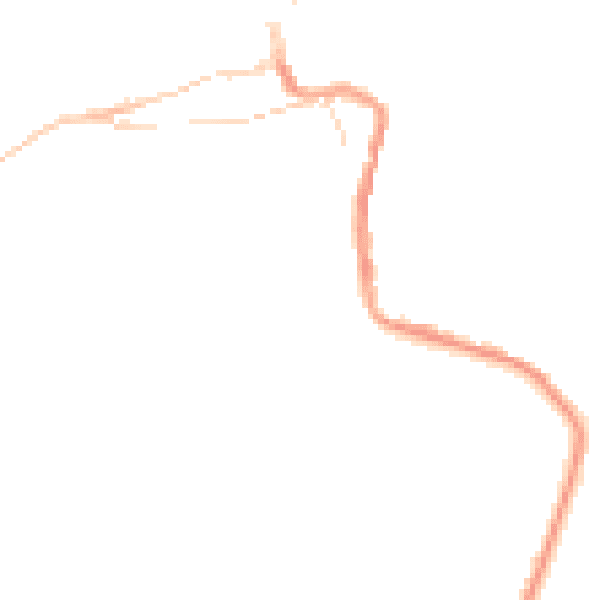 Night-time road noise heatmap for TR26 2BZ