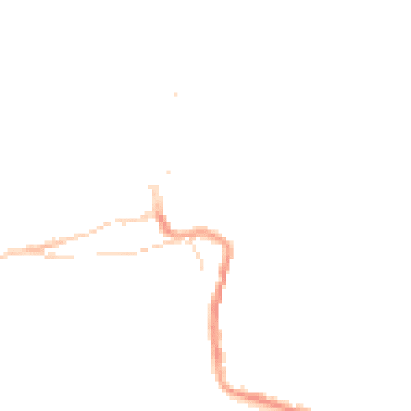 Night-time road noise heatmap for TR26 2DY