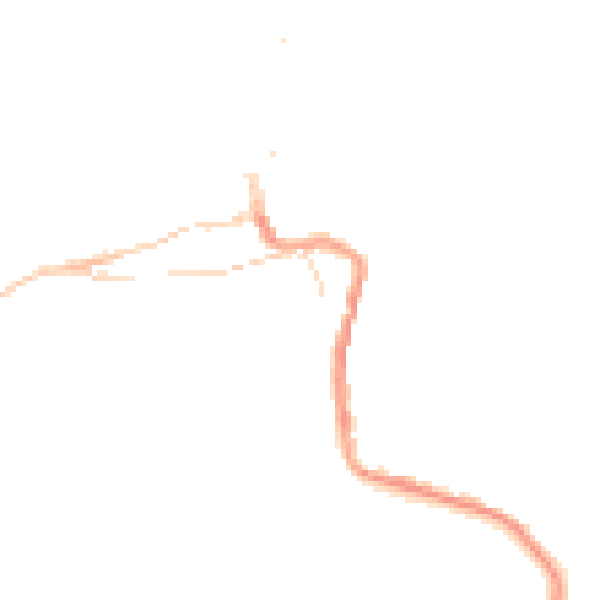 Night-time road noise heatmap for TR26 2FJ