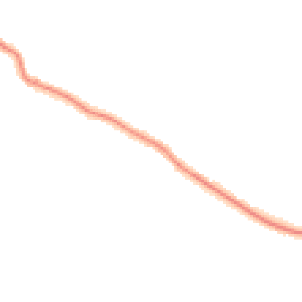 Night-time road noise heatmap for TR26 2FZ