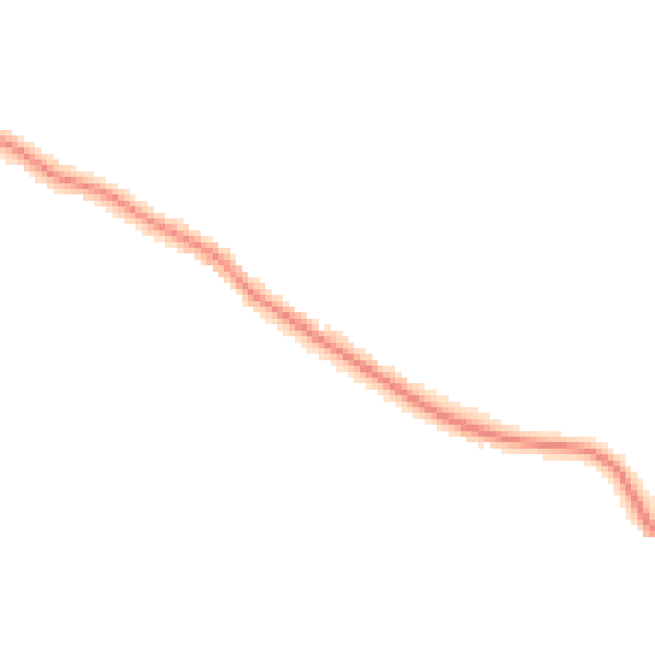 Night-time road noise heatmap for TR26 2LJ