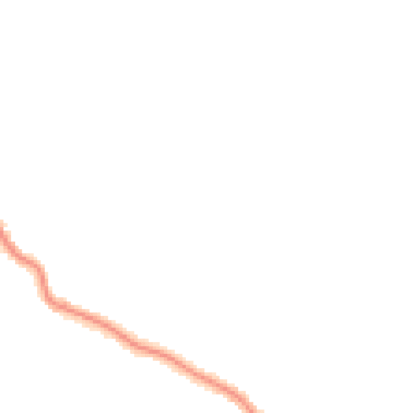 Night-time road noise heatmap for TR26 2LN