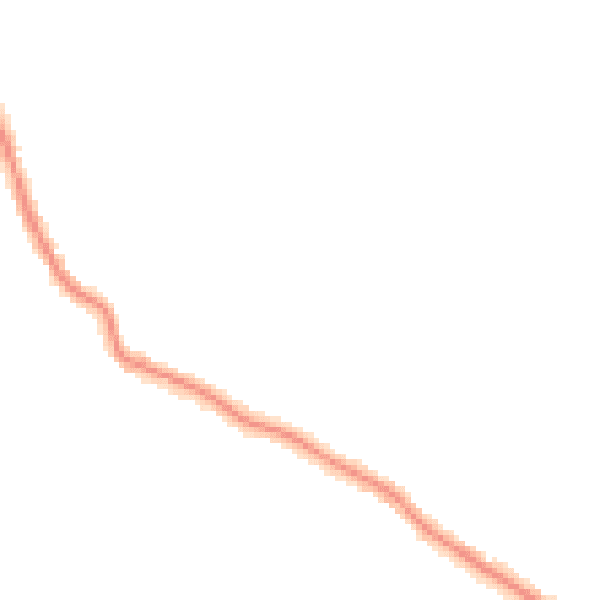 Night-time road noise heatmap for TR26 2NQ