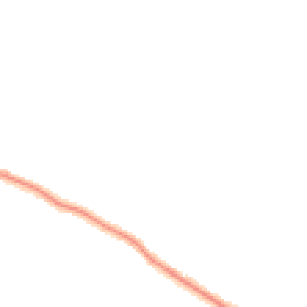 Night-time road noise heatmap for TR26 2NZ