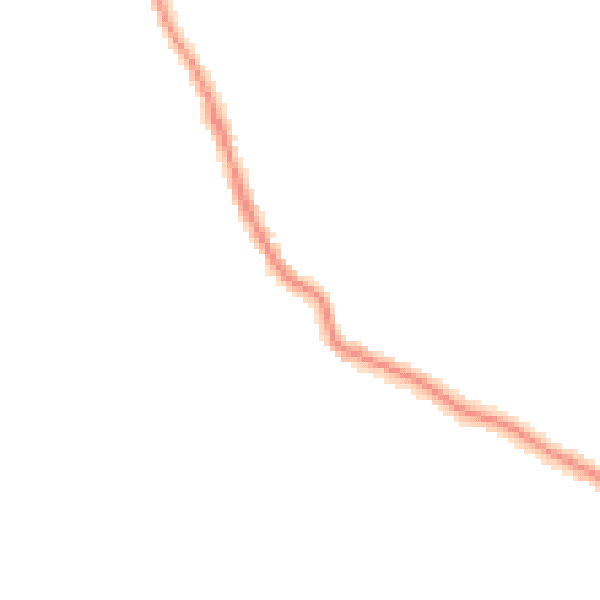 Night-time road noise heatmap for TR26 2PA