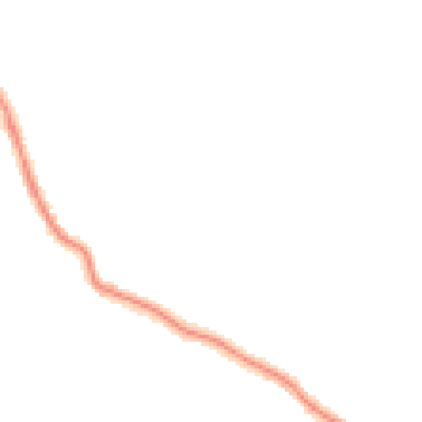 Night-time road noise heatmap for TR26 2PE
