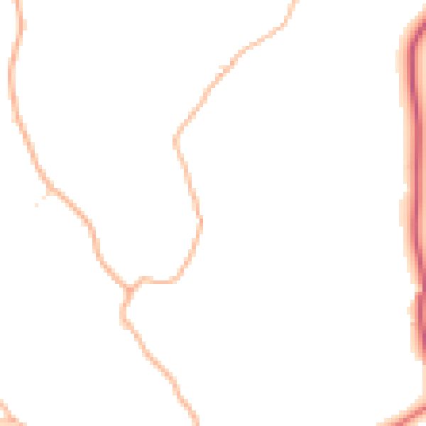 Daytime road noise heatmap for TR26 3AP