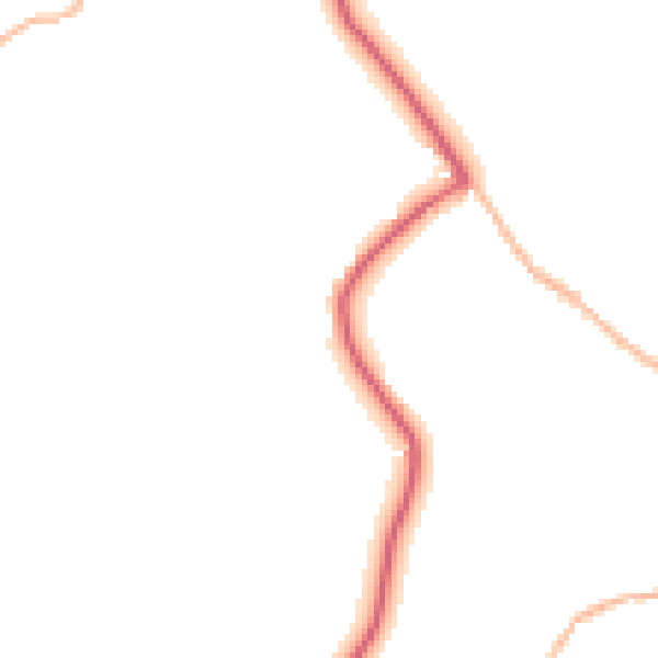 Daytime road noise heatmap for TR26 3AW