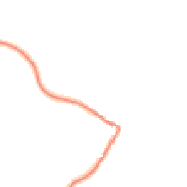 Night-time road noise heatmap for TR26 3BH