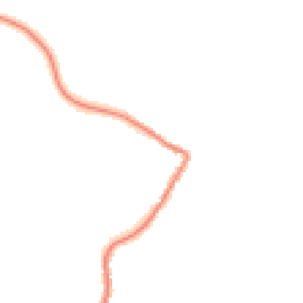 Night-time road noise heatmap for TR26 3BN