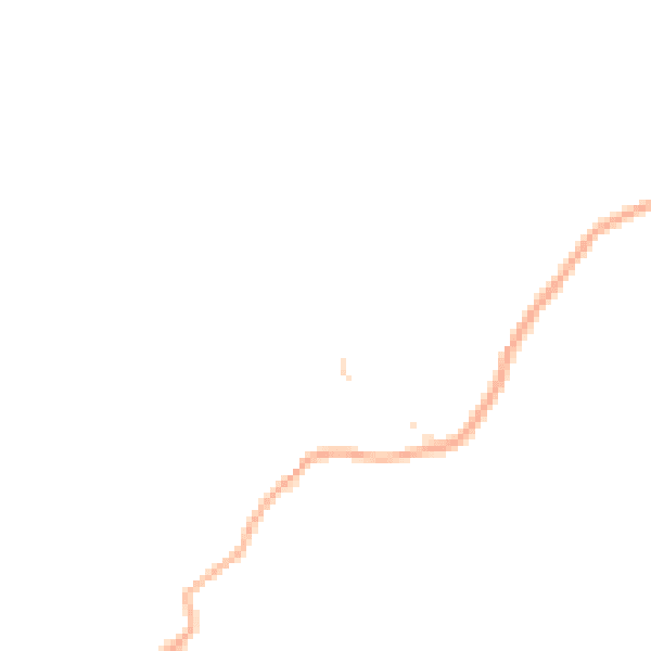 Daytime road noise heatmap for TR26 3BY