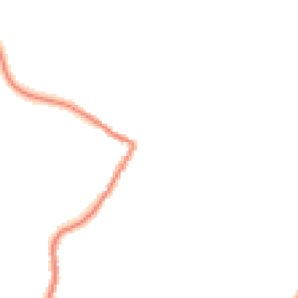 Night-time road noise heatmap for TR26 3DJ