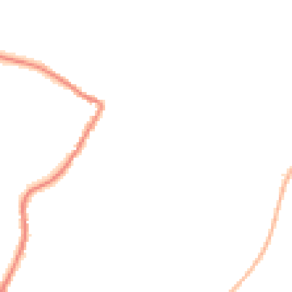 Night-time road noise heatmap for TR26 3DQ