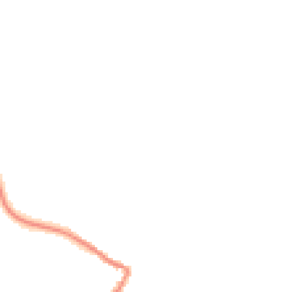 Night-time road noise heatmap for TR26 3DR