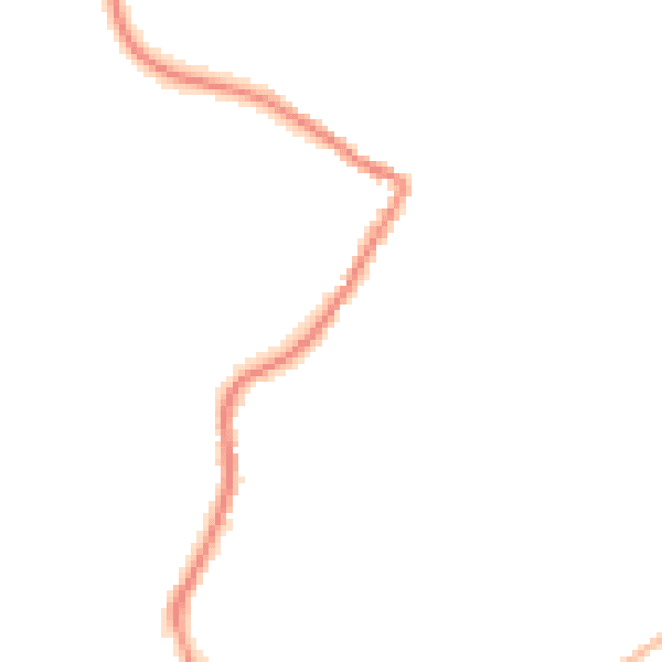 Night-time road noise heatmap for TR26 3EN