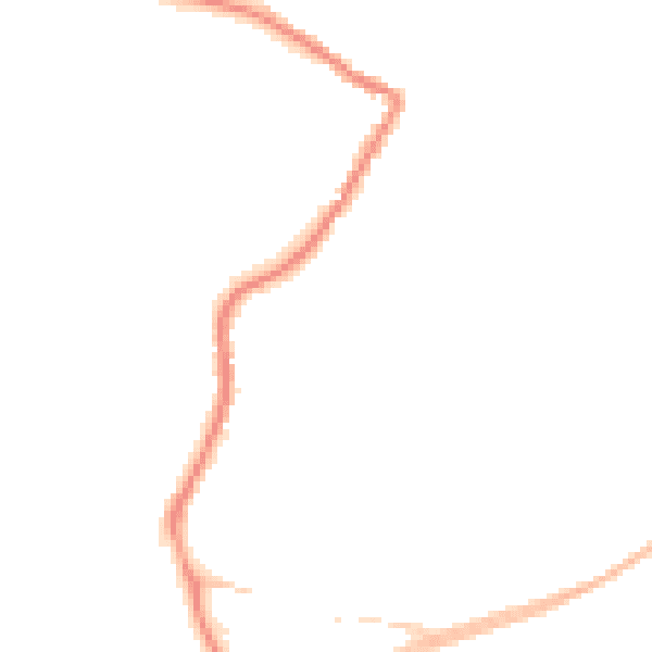 Night-time road noise heatmap for TR26 3EP