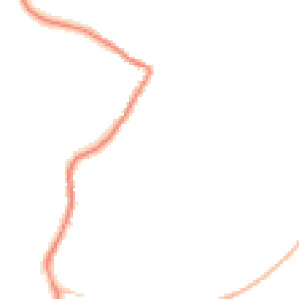 Night-time road noise heatmap for TR26 3ES