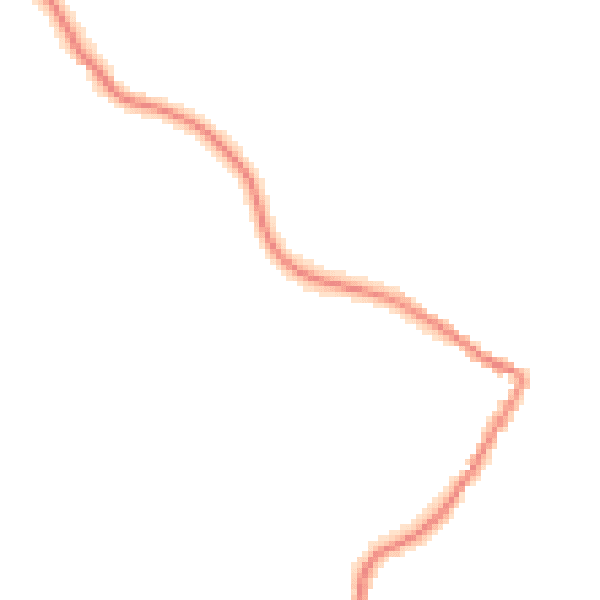 Night-time road noise heatmap for TR26 3EU