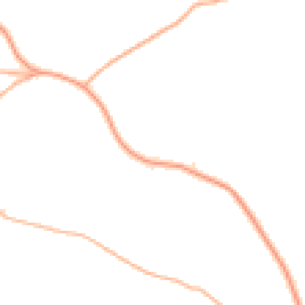 Daytime road noise heatmap for TR26 3EZ