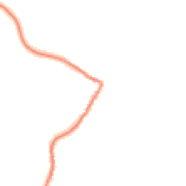 Night-time road noise heatmap for TR26 3JP