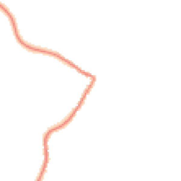 Night-time road noise heatmap for TR26 3JR