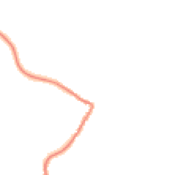 Night-time road noise heatmap for TR26 3JS