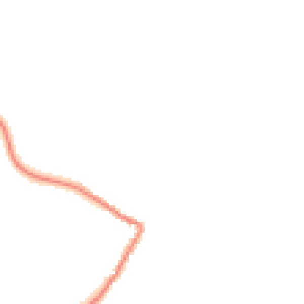Night-time road noise heatmap for TR26 3JX