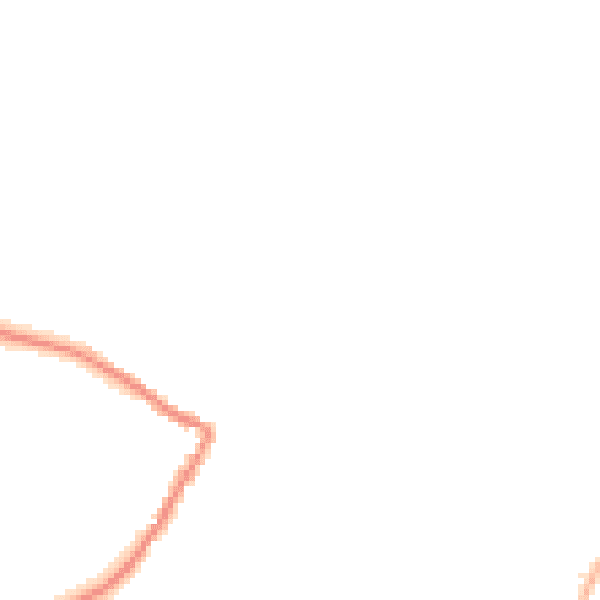Night-time road noise heatmap for TR26 3JY