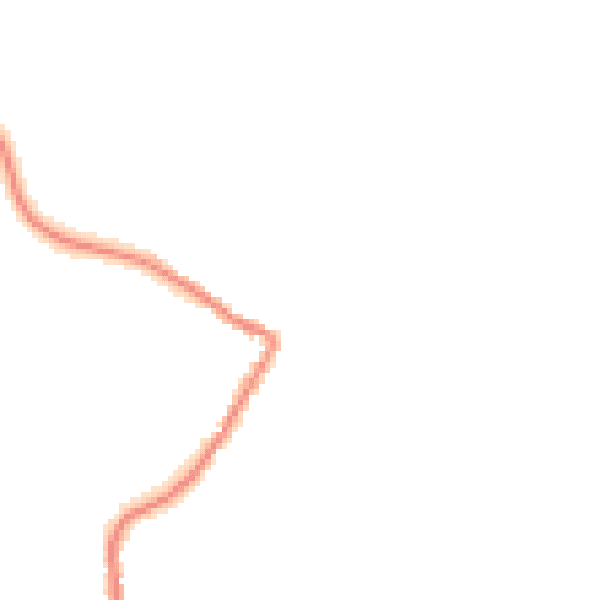 Night-time road noise heatmap for TR26 3LD