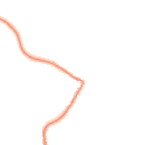 Night-time road noise heatmap for TR26 3LJ