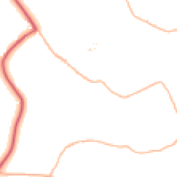Daytime road noise heatmap for TR26 3LY