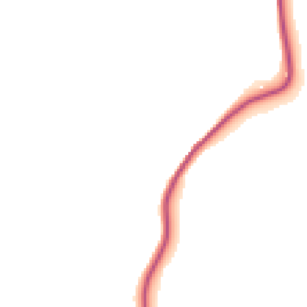 Night-time road noise heatmap for TR3 6AF