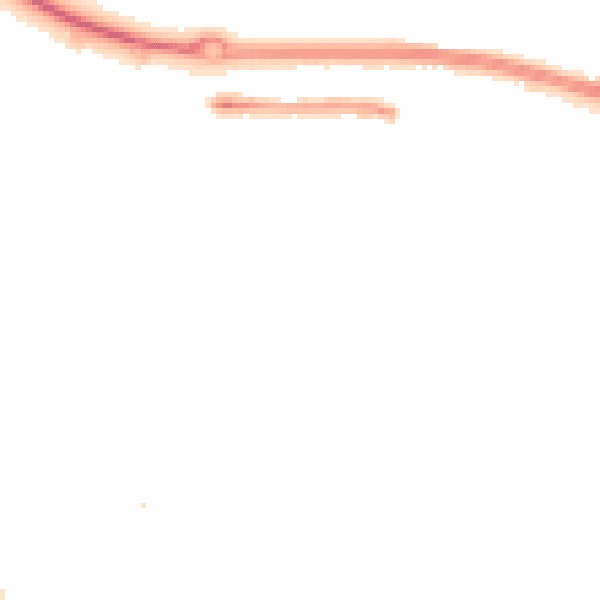 Night-time road noise heatmap for TR3 6BP