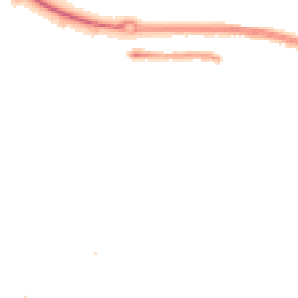 Night-time road noise heatmap for TR3 6BT