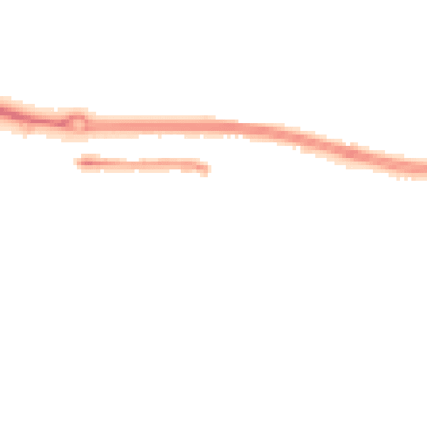 Night-time road noise heatmap for TR3 6DE