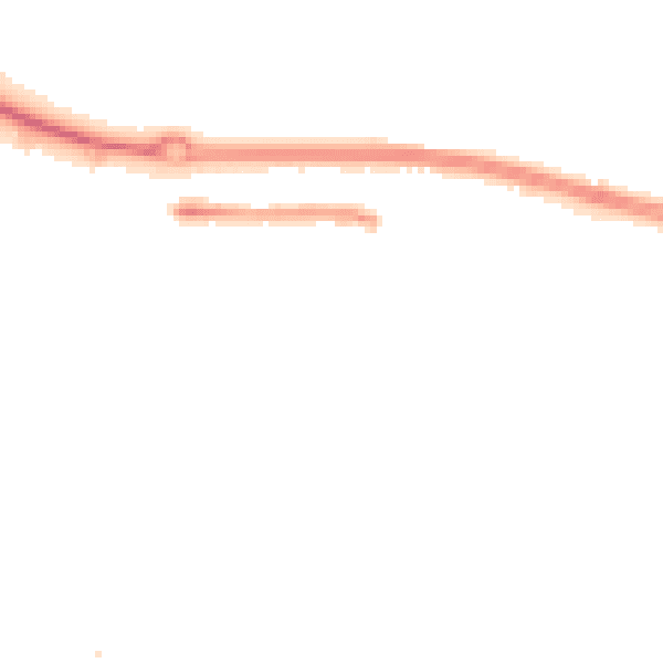 Night-time road noise heatmap for TR3 6DP