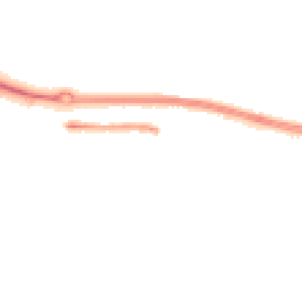 Night-time road noise heatmap for TR3 6DY