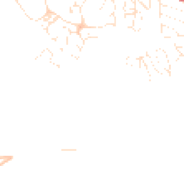 Daytime road noise heatmap for TR3 6FS