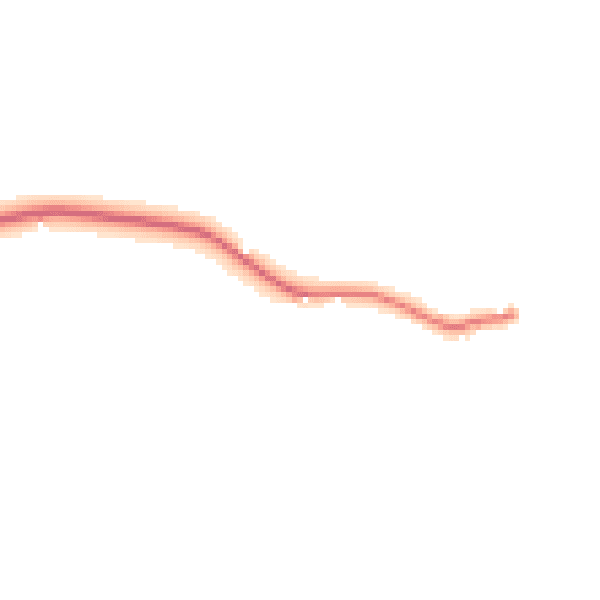 Daytime road noise heatmap for TR3 6QL
