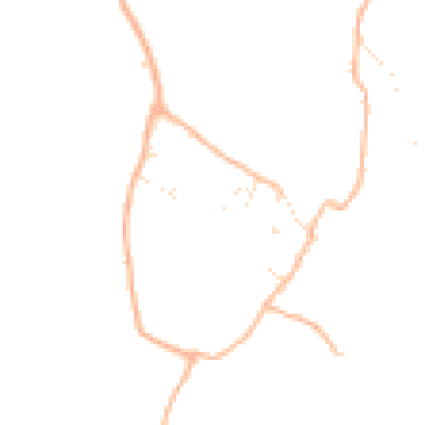 Daytime road noise heatmap for TR3 6RN