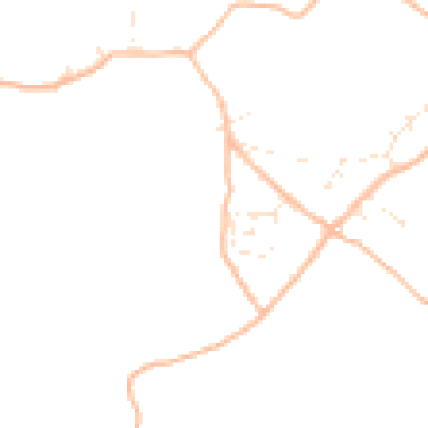 Daytime road noise heatmap for TR3 7AQ