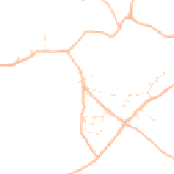 Daytime road noise heatmap for TR3 7AY