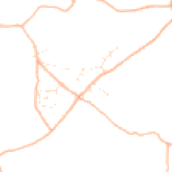 Daytime road noise heatmap for TR3 7BD