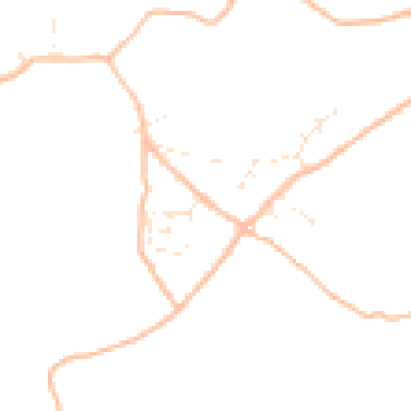 Daytime road noise heatmap for TR3 7BJ
