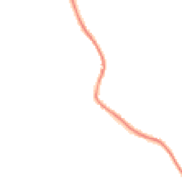 Night-time road noise heatmap for TR3 7EA