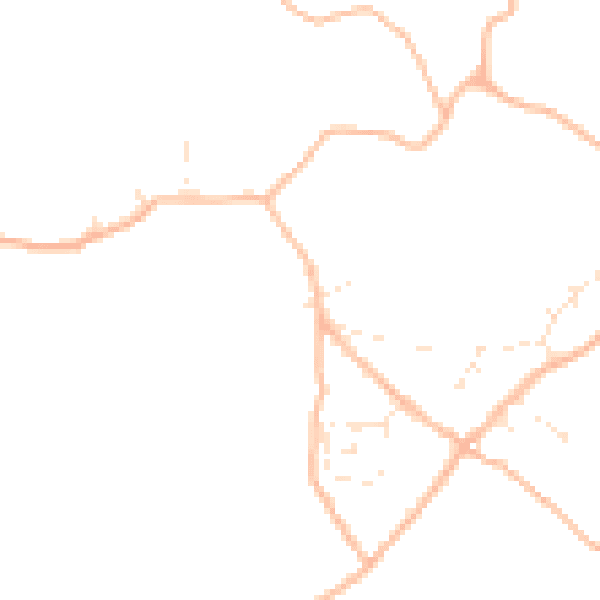 Daytime road noise heatmap for TR3 7GD