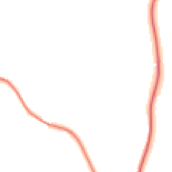 Night-time road noise heatmap for TR3 7QT